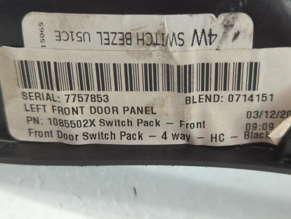 2015-2018 Ford Focus Master Power Window Switch Replacement Driver Side Left P/N:1085502X Fits Fits 2015 2016 2017 2018 2019
