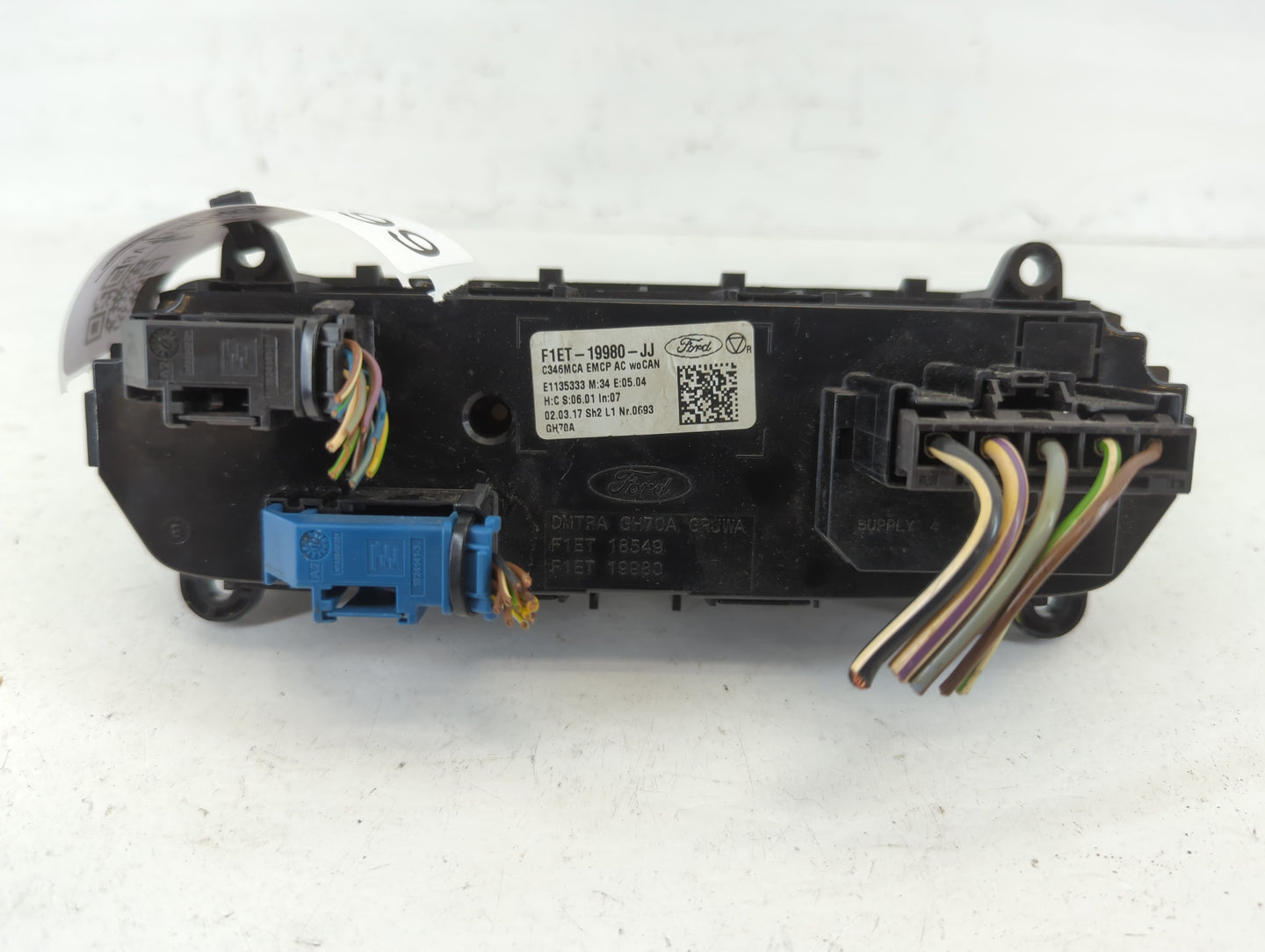 2015-2018 Ford Focus Climate Control Module Temperature AC/Heater Replacement P/N:F1ET-19980-JJ Fits Fits 2015 2016 2017 201