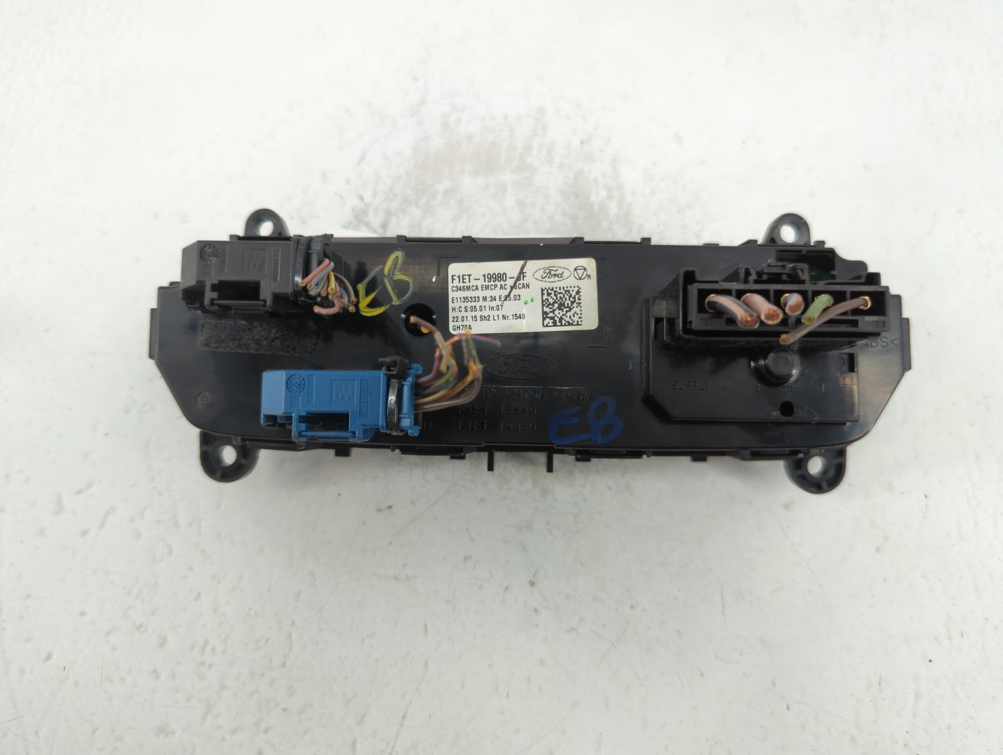 2015-2018 Ford Focus Climate Control Module Temperature AC/Heater Replacement P/N:F1ET-19980-JF Fits Fits 2015 2016 2017 201