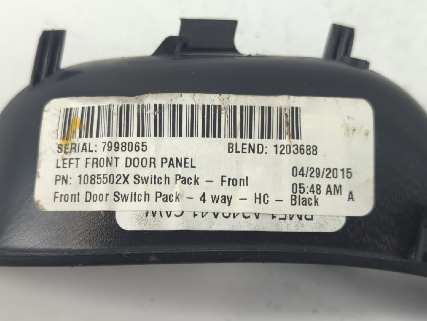 2012-2018 Ford Focus Master Power Window Switch Replacement Driver Side Left P/N:7998065 1085502X Fits OEM Used Auto Parts -