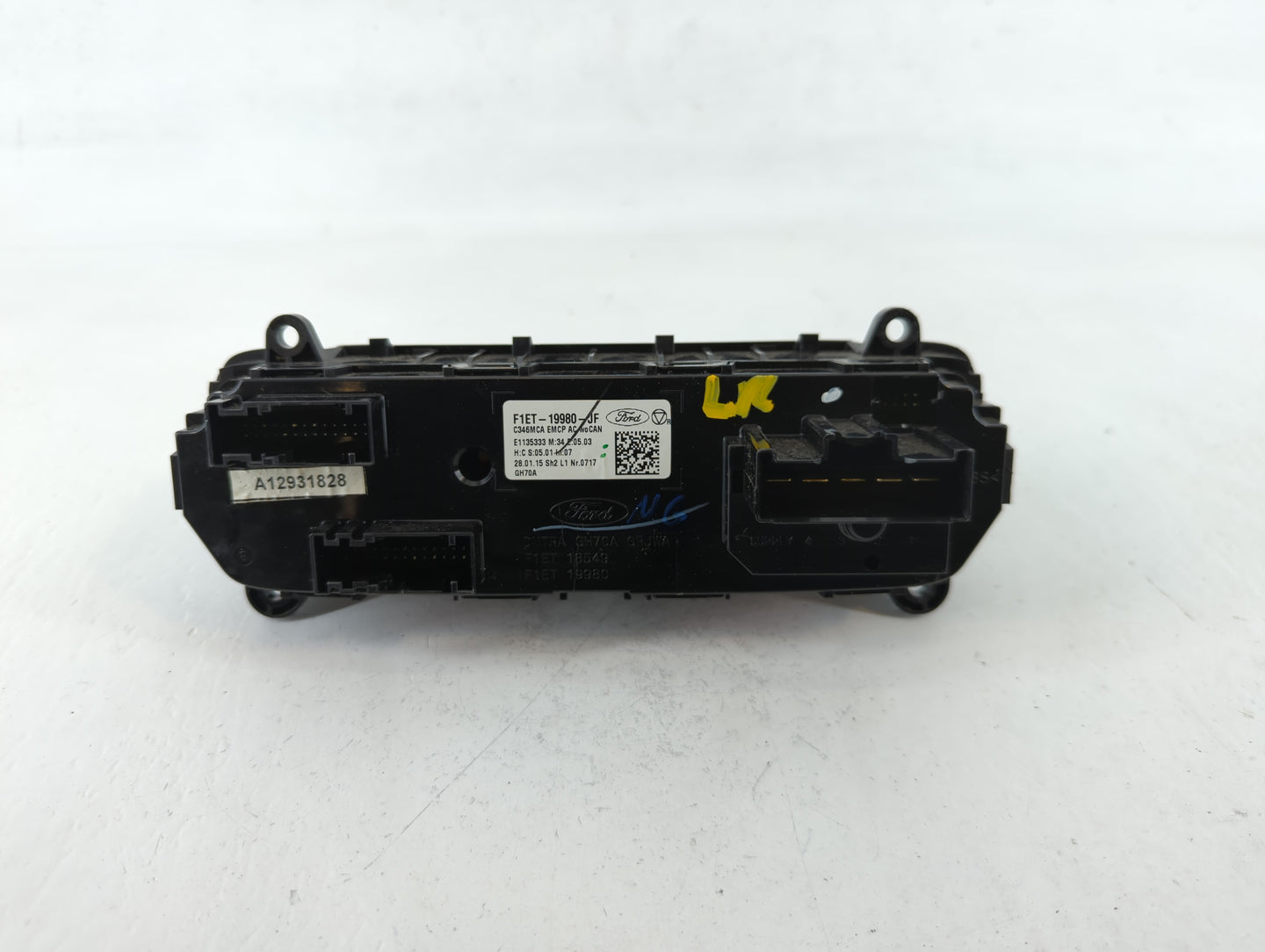 2015-2018 Ford Focus Climate Control Module Temperature AC/Heater Replacement P/N:F1ET-19980-JF F1ET-19980-LF Fits OEM Used 