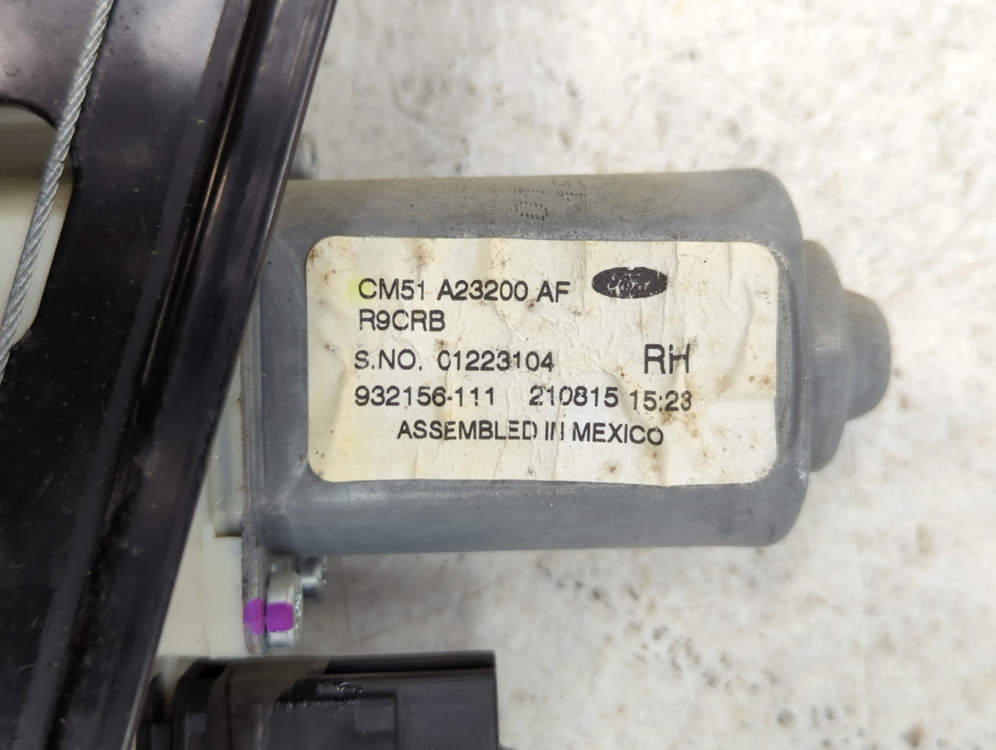 2015 Ford Focus Passenger Front Right Power Window Motor - Oemusedautoparts1.com