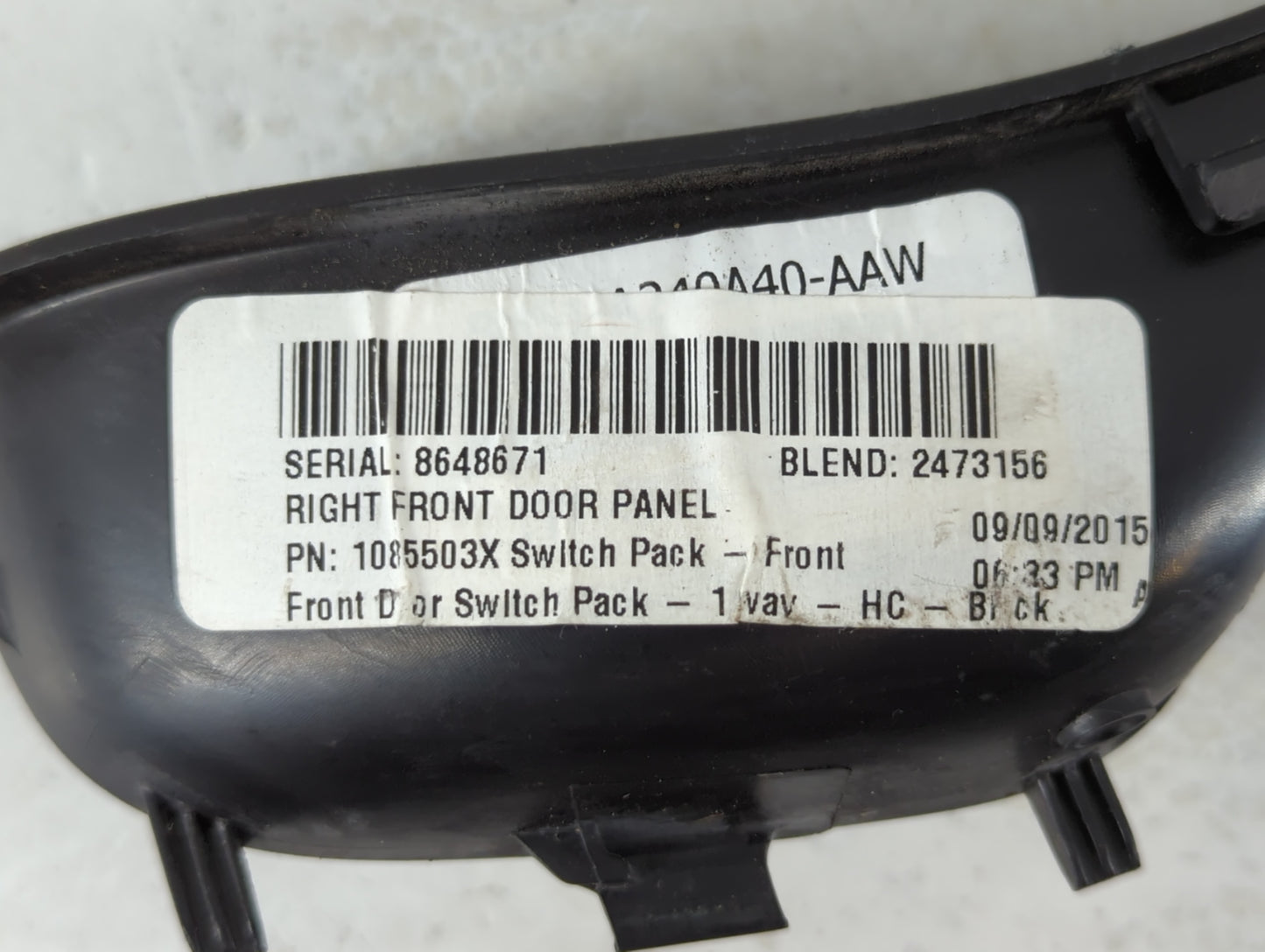 2012-2018 Ford Focus Master Power Window Switch Replacement Driver Side Left P/N:1085503X 8648671 Fits OEM Used Auto Parts -