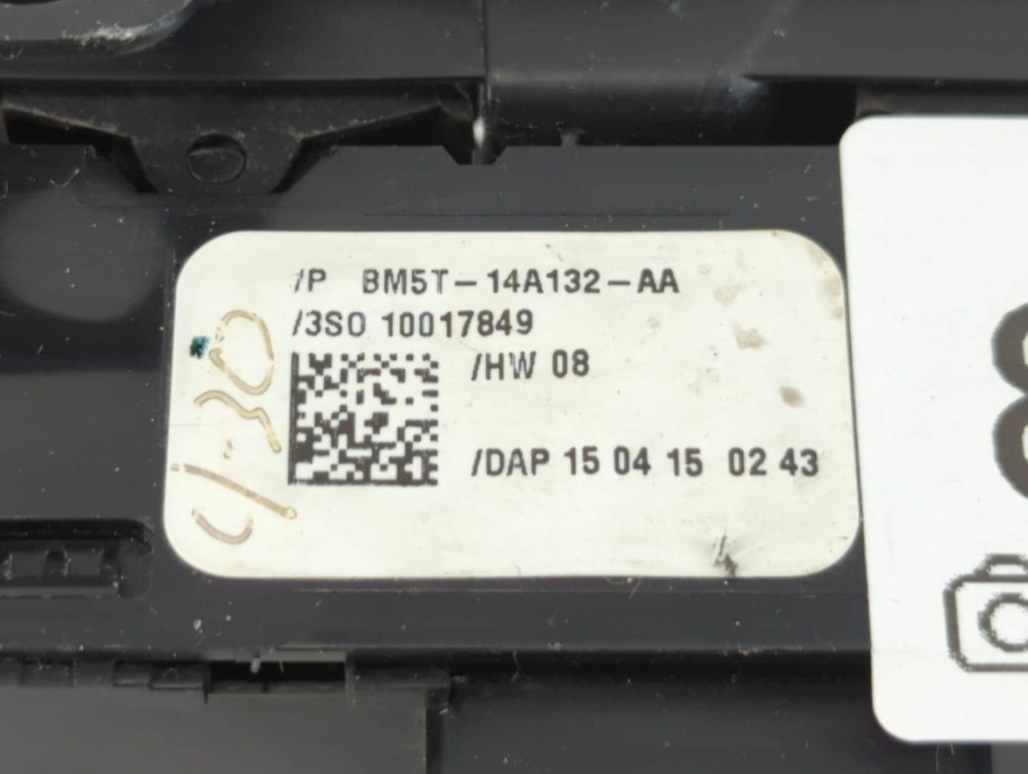 2012-2018 Ford Focus Master Power Window Switch Replacement Driver Side Left P/N:BM5T-14A132-AA Fits OEM Used Auto Parts - O