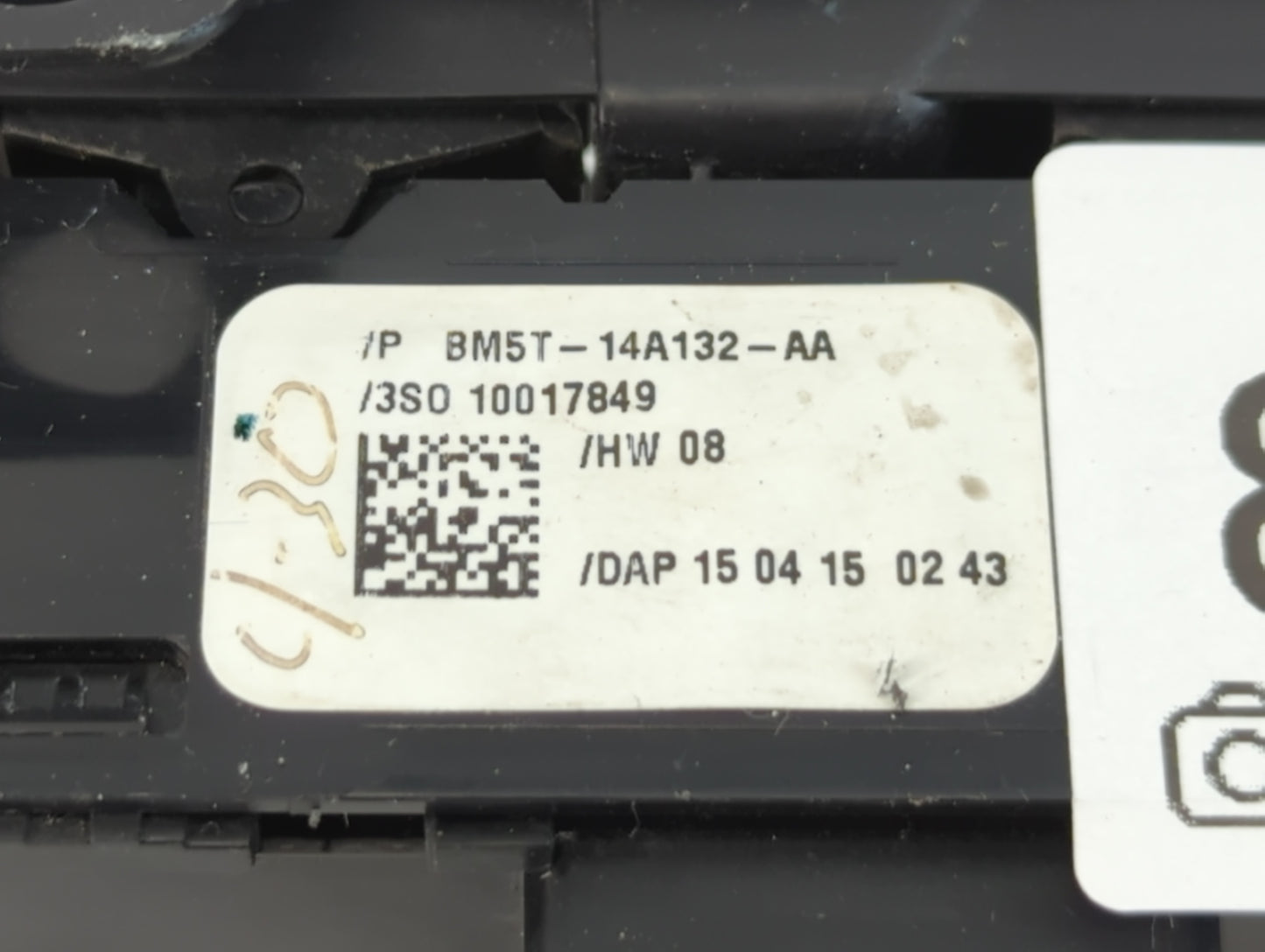2012-2018 Ford Focus Master Power Window Switch Replacement Driver Side Left P/N:BM5T-14A132-AA Fits OEM Used Auto Parts - O