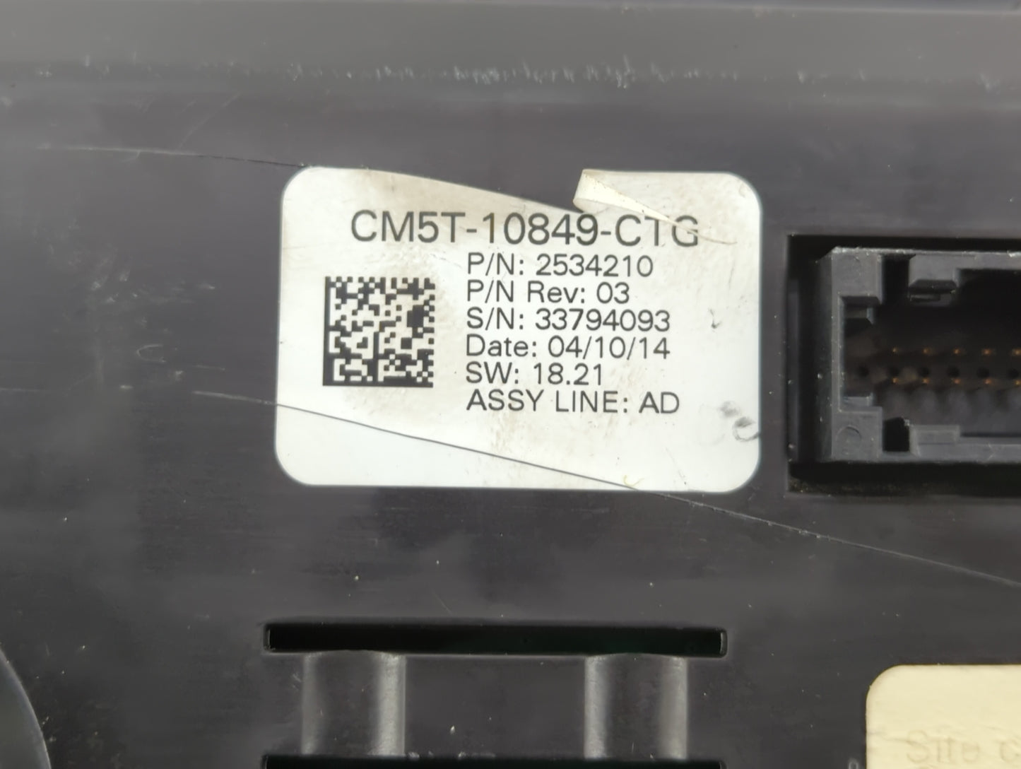 2015 Ford Ford Instrument Cluster Speedometer Gauges P/N:10849-CTG 2534210 Fits OEM Used Auto Parts - Oemusedautoparts1.com