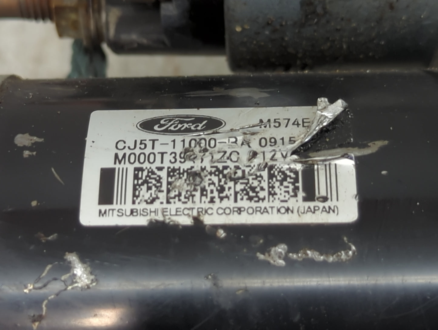 2013-2016 Ford Fusion Car Starter Motor Solenoid OEM P/N:CJ5T-11000-BA M000T39971ZC Fits Fits 2013 2014 2015 2016 OEM Used A