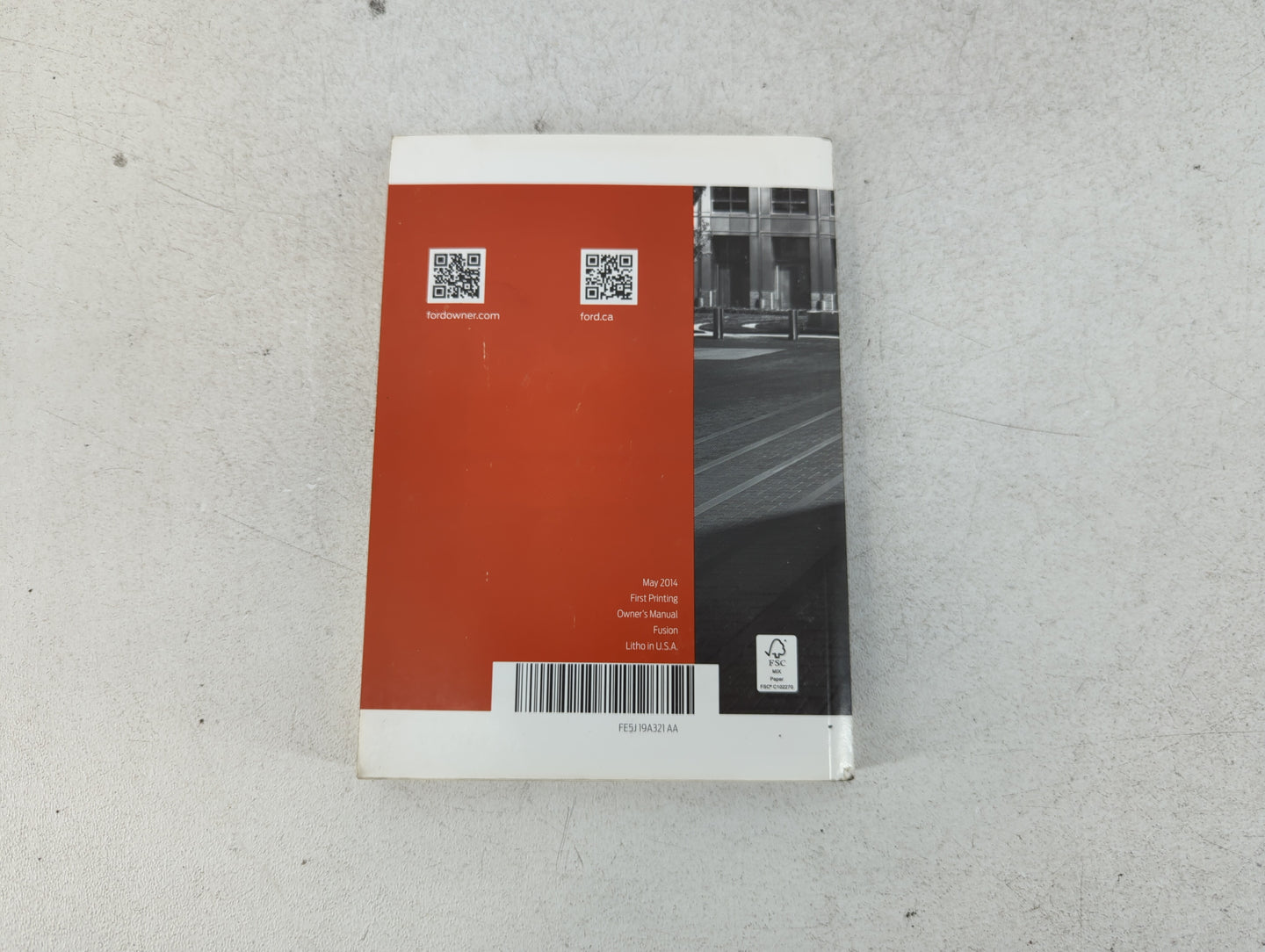 2015 Ford Fusion Owners Manual Book Guide P/N:FE5J 19A321 AA OEM Used Auto Parts - Oemusedautoparts1.com