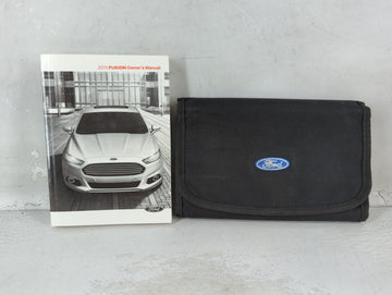2015 Ford Fusion Owners Manual Book Guide P/N:FE5J 19A321 AB OEM Used Auto Parts - Oemusedautoparts1.com
