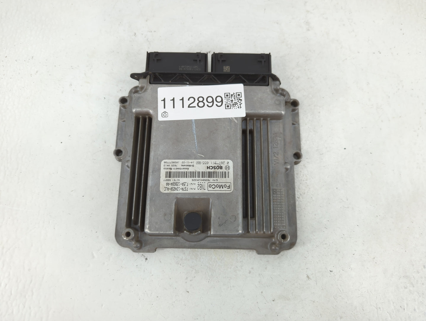 2015 Ford Fusion PCM Engine Control Computer ECU ECM PCU OEM P/N:FJ5A-12B684-AA FS7A-12A650-AVC Fits OEM Used Auto Parts - O