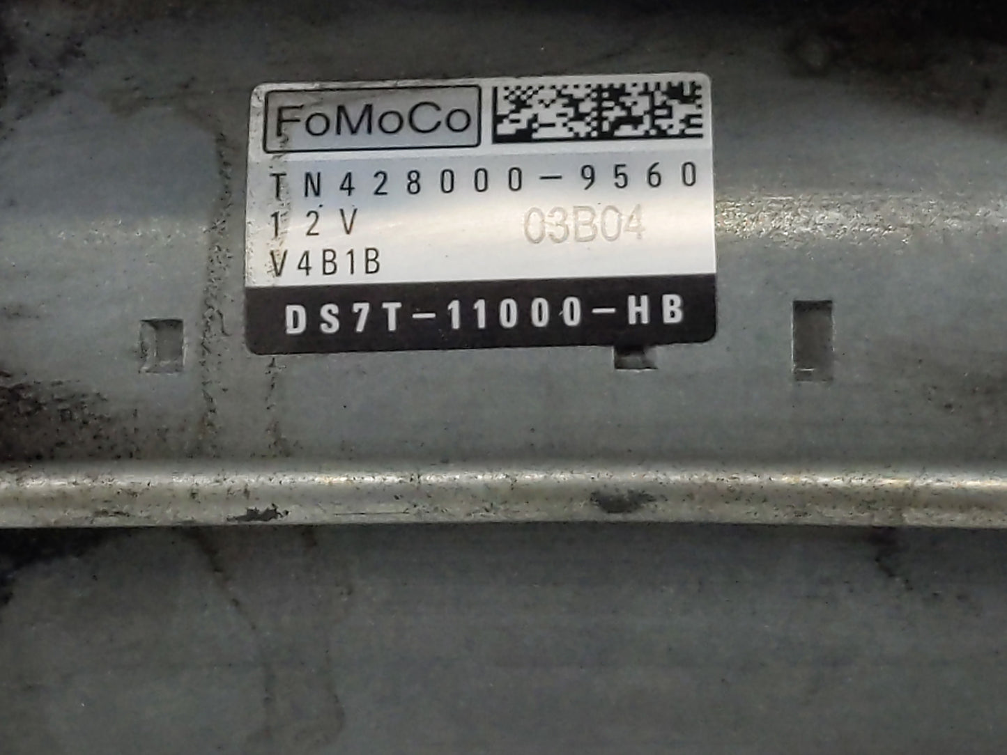 2013-2016 Ford Fusion Car Starter Motor Solenoid OEM P/N:TN428000-9560 DS7T-11000-HB Fits Fits 2013 2014 2015 2016 OEM Used 