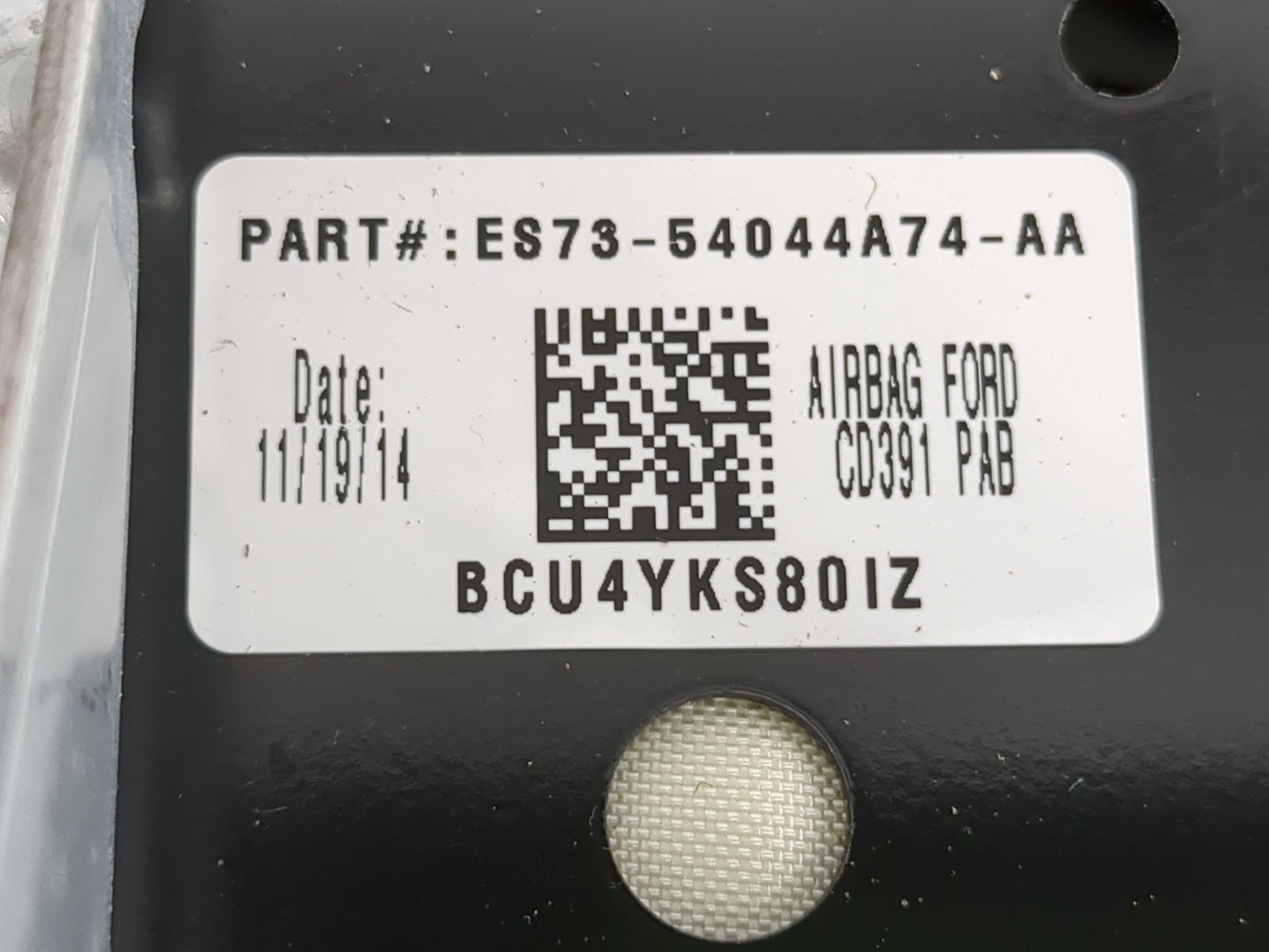 2013-2016 Ford Fusion Air Bag Passenger Right Dashboard OEM P/N:ES73-54044A74-AA Fits Fits 2013 2014 2015 2016 OEM Used Auto
