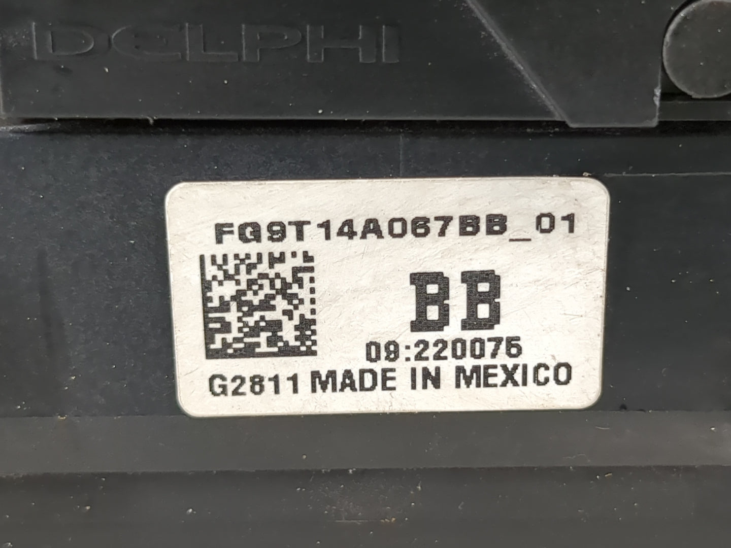 2015-2016 Ford Fusion Fusebox Fuse Box Panel Relay Module P/N:FG9T 14A067 BB Fits Fits 2015 2016 OEM Used Auto Parts - Oemus