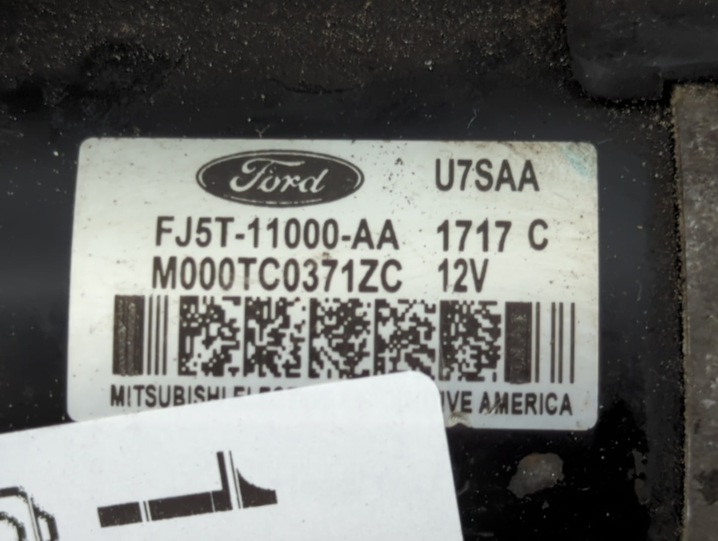 2013-2020 Ford Fusion Car Starter Motor Solenoid OEM P/N:BB5T-11000-BA FJ5T-11000-AA Fits OEM Used Auto Parts - Oemusedautop