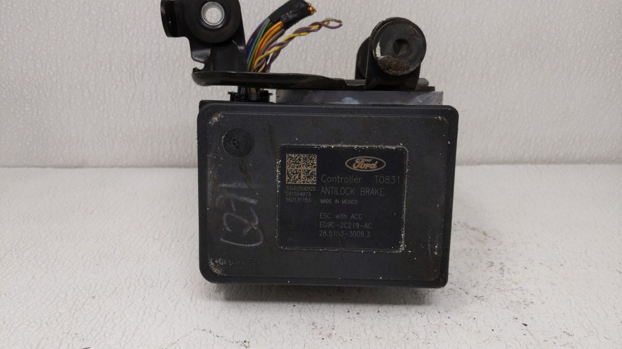 2014-2016 Ford Fusion ABS Pump Control Module Replacement P/N:EG9C-2C405-AD EG9C-2C405-AF Fits Fits 2014 2015 2016 OEM Used 