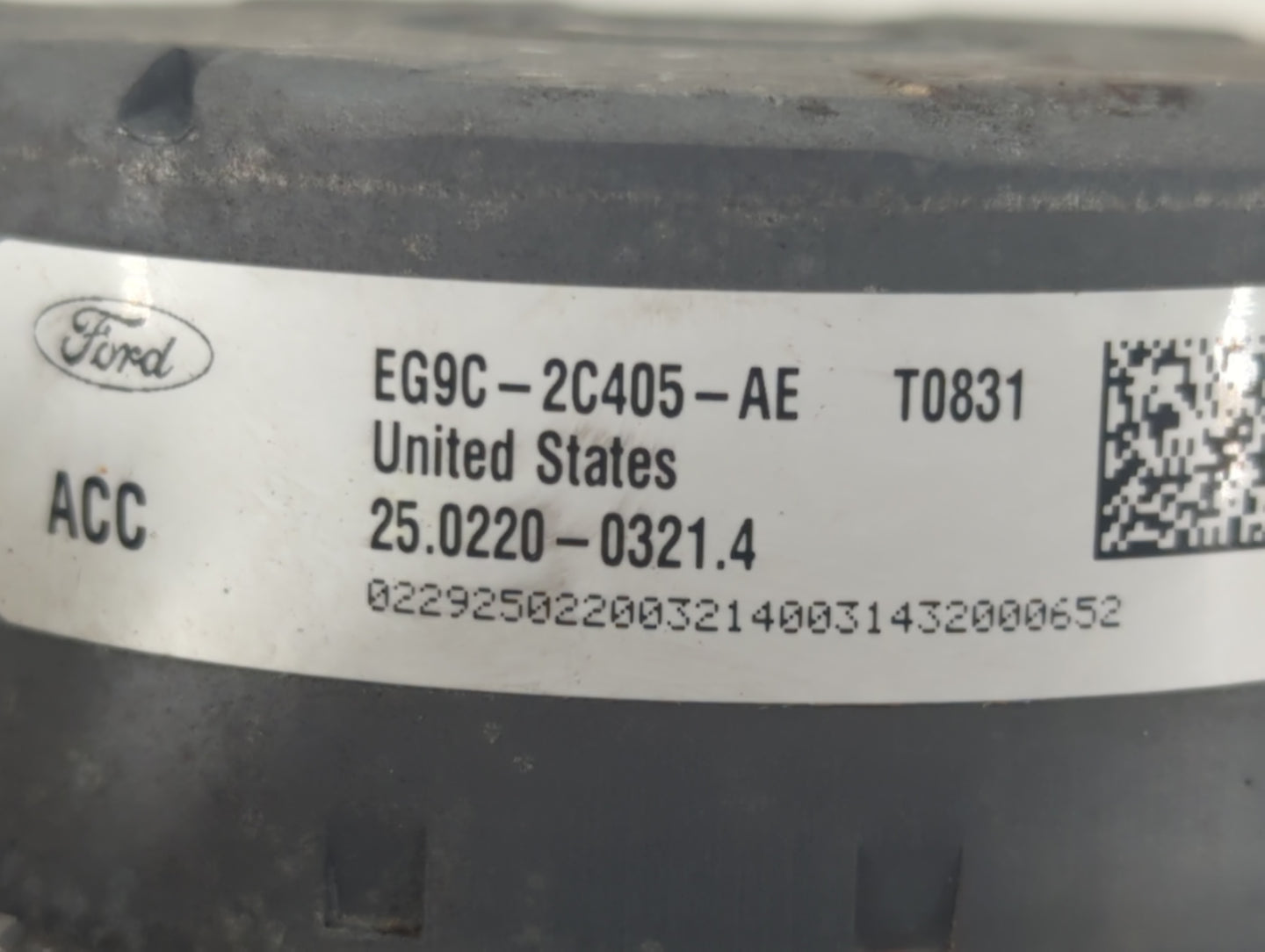 2014-2016 Ford Fusion ABS Pump Control Module Replacement P/N:EG9C-2C405-AE Fits Fits 2014 2015 2016 OEM Used Auto Parts - O