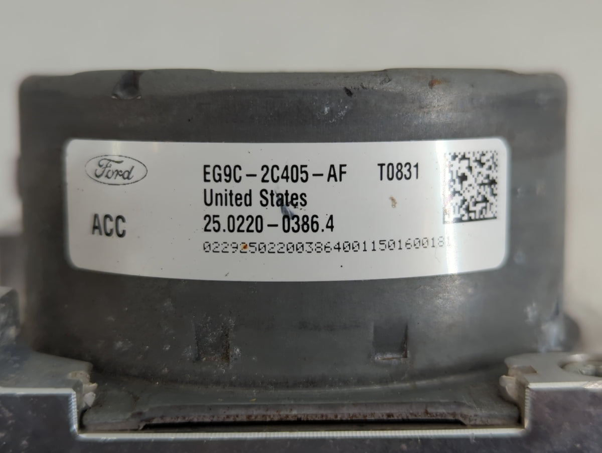 2014-2016 Ford Fusion Anti-Lock Brake ABS Pump Module Actuator OEM P/N:EG9C-2C405-AF Fits Fits 2014 2015 2016 OEM Used Auto 