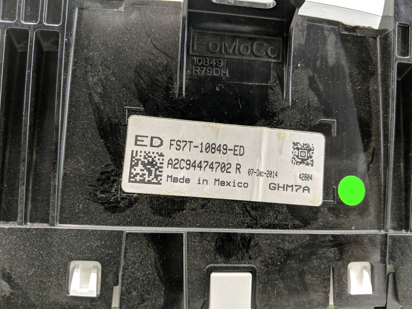 2015 Ford Fusion Instrument Cluster Speedometer Gauges P/N:FS7T-10849-ED Fits OEM Used Auto Parts - Oemusedautoparts1.com