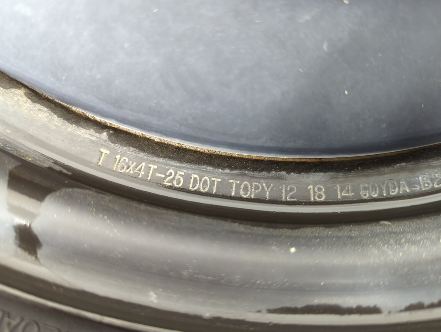 2013-2020 Ford Fusion Spare Donut Tire Wheel Rim Oem 1356615 - Oemusedautoparts1.com