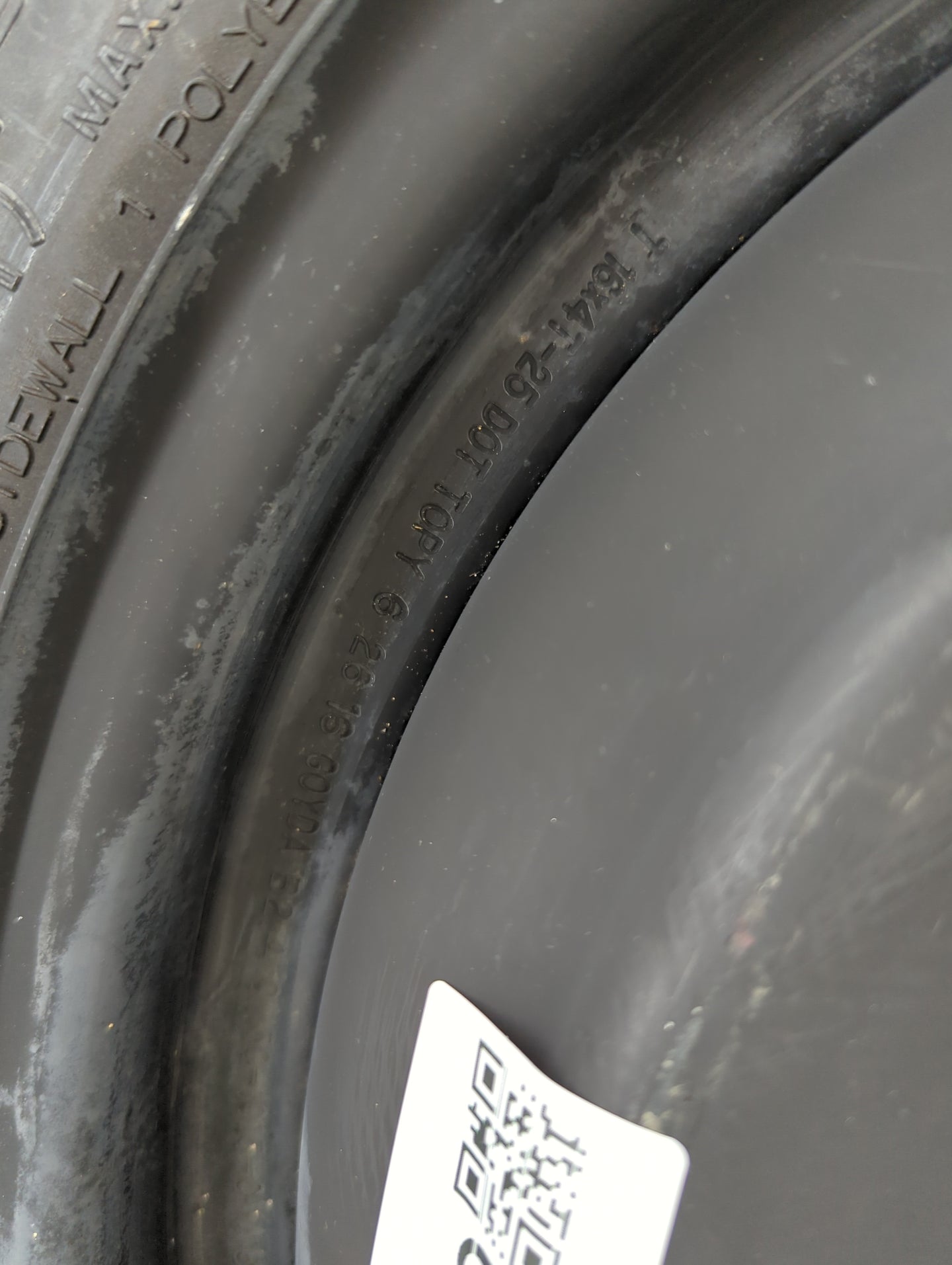 2013-2020 Ford Fusion Spare Donut Tire Wheel Rim Oem - Oemusedautoparts1.com