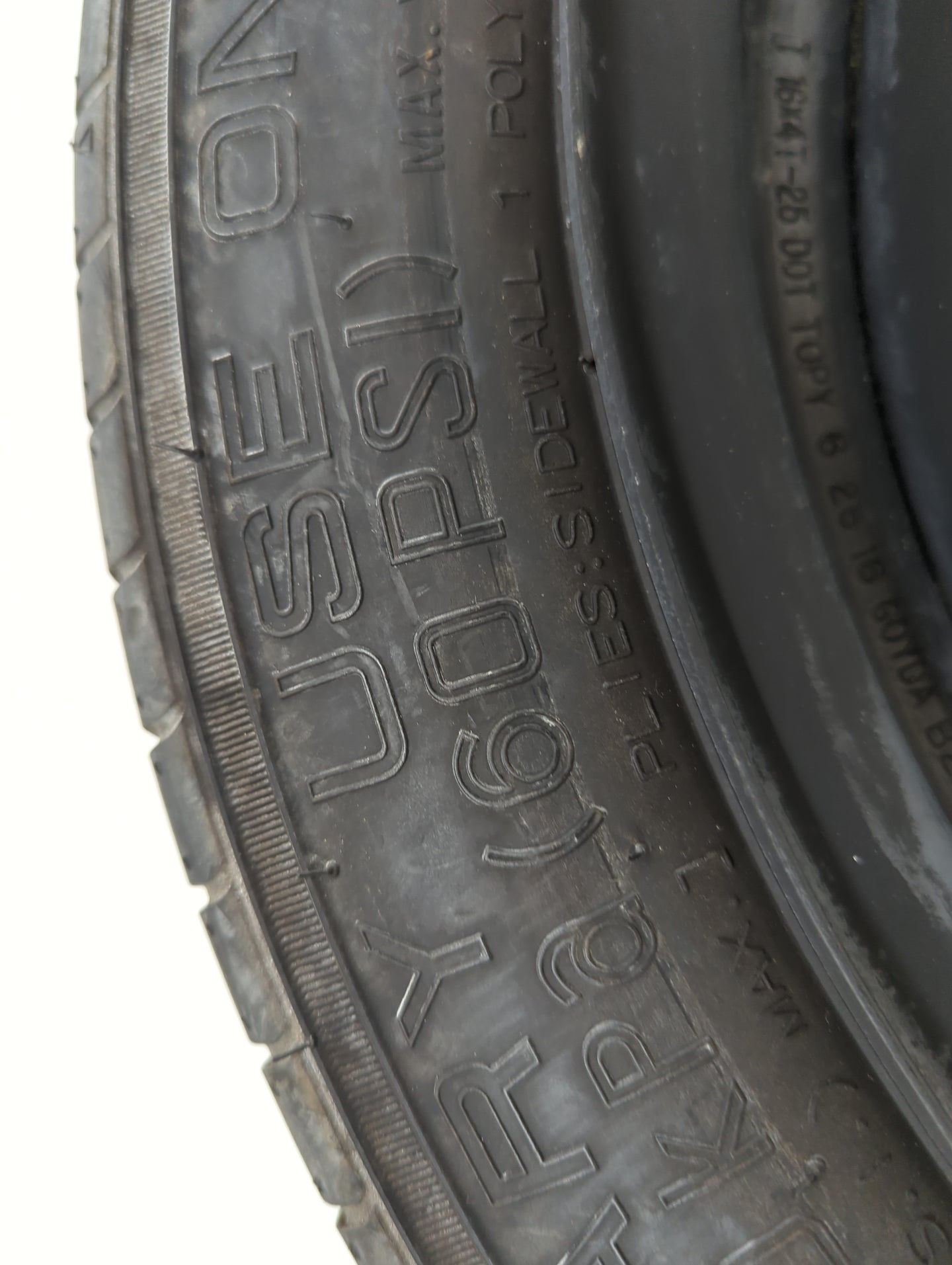 2013-2020 Ford Fusion Spare Donut Tire Wheel Rim Oem - Oemusedautoparts1.com