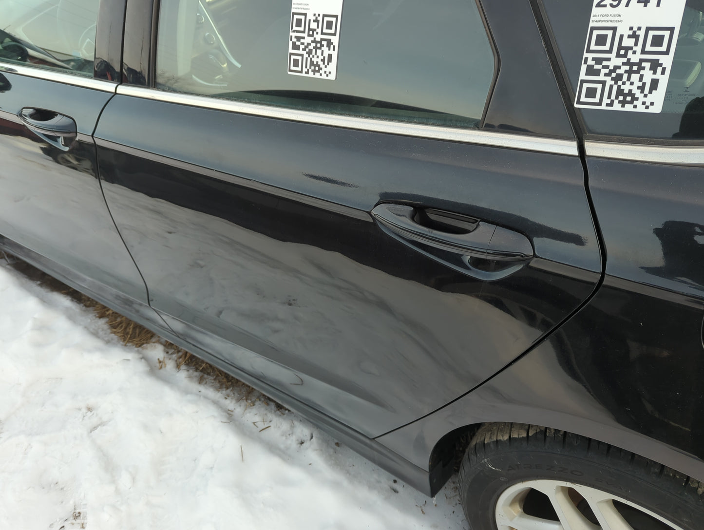 2013-2016 Ford Fusion Driver Rear Door Oem 1363715 - Oemusedautoparts1.com