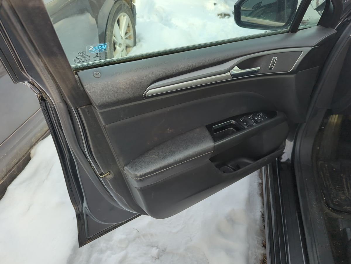 2015 Ford Fusion Front Left Driver Interior Door Panel Trim 1363820 - Oemusedautoparts1.com
