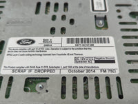 2014-2015 Ford Fusion Radio AM FM Cd Player Receiver Replacement P/N:DS7T-19C107-BM Fits Fits 2014 2015 OEM Used Auto Parts 