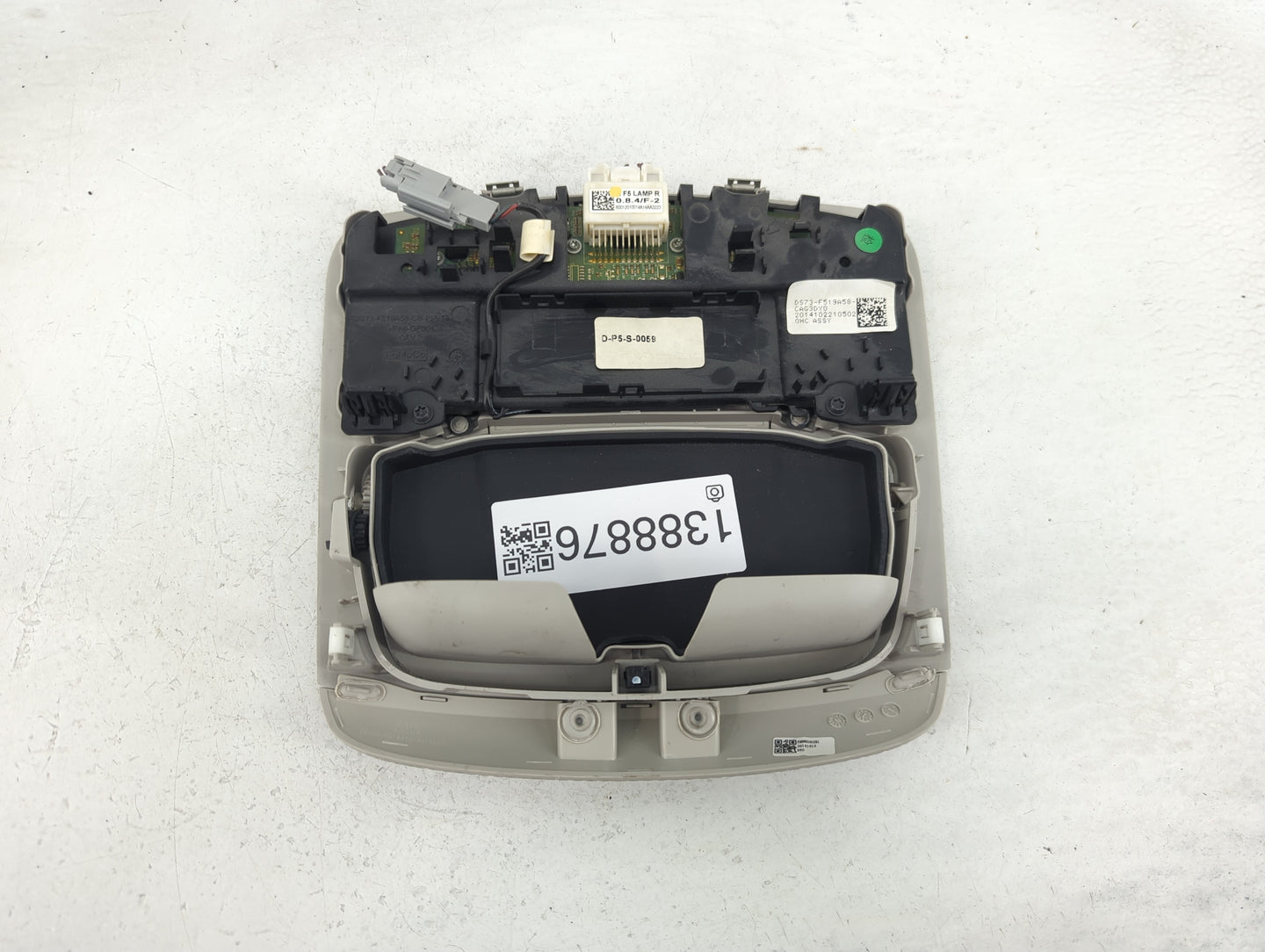 2015 Ford Fusion Overhead Roof Console - Oemusedautoparts1.com