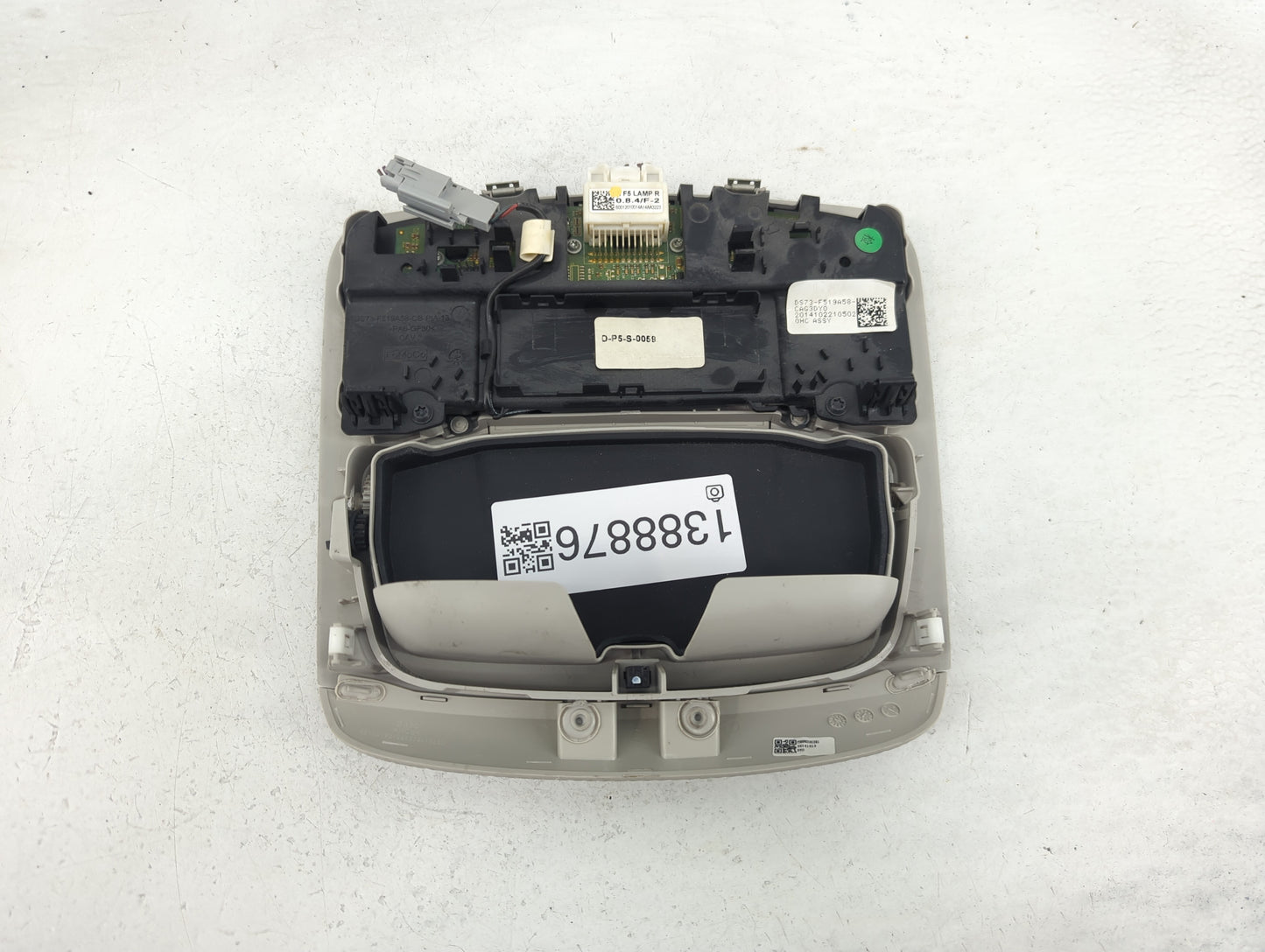 2015 Ford Fusion Overhead Roof Console - Oemusedautoparts1.com