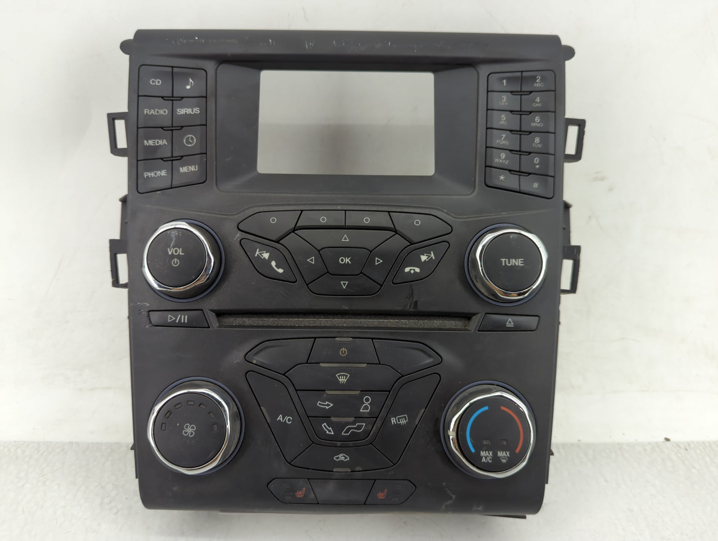 2015 Ford Fusion Radio AM FM Cd Player Receiver Replacement P/N:FS7T-18E243-KD Fits OEM Used Auto Parts - Oemusedautoparts1.
