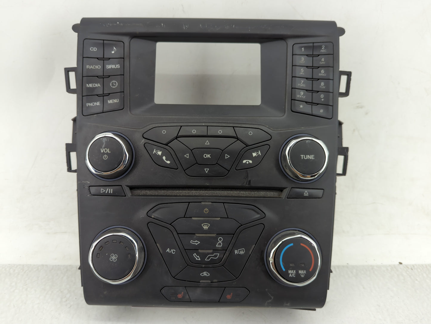 2015 Ford Fusion Radio AM FM Cd Player Receiver Replacement P/N:FS7T-18E243-KD Fits OEM Used Auto Parts - Oemusedautoparts1.