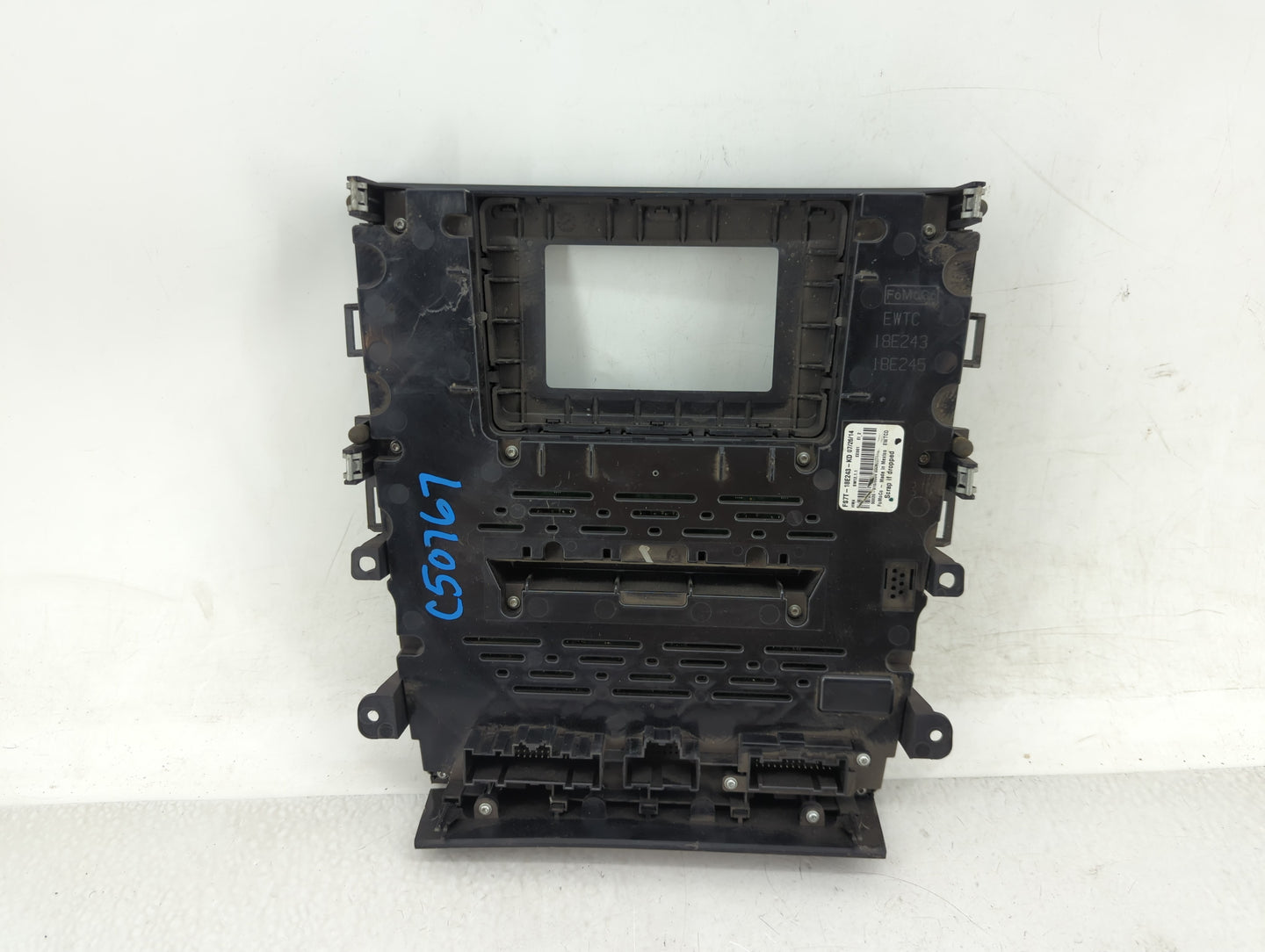 2015 Ford Fusion Radio AM FM Cd Player Receiver Replacement P/N:FS7T-18E243-KD Fits OEM Used Auto Parts - Oemusedautoparts1.