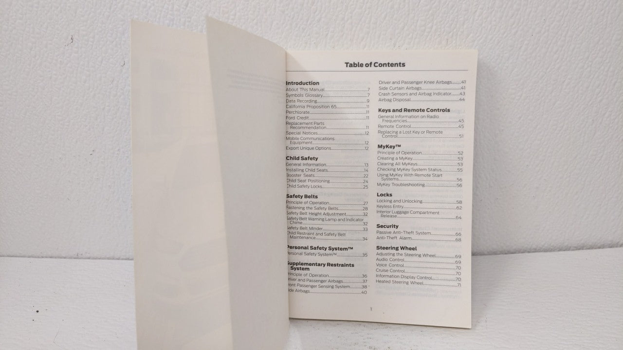 2015 Ford Fusion Owners Manual Book Guide OEM Used Auto Parts - Oemusedautoparts1.com