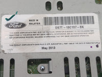 2013-2015 Ford Fusion Radio AM FM Cd Player Receiver Replacement P/N:DS7T-19C107-BK Fits Fits 2013 2014 2015 OEM Used Auto P