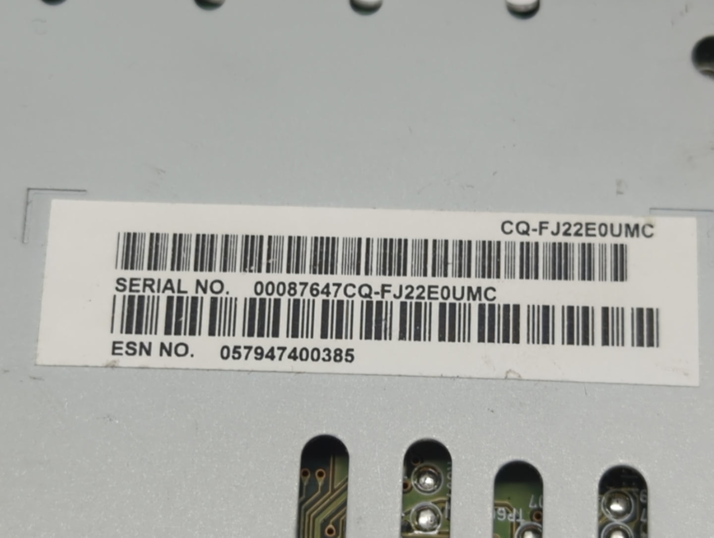 2014-2015 Ford Fusion Radio AM FM Cd Player Receiver Replacement P/N:DS7T-19C107-BM Fits Fits 2014 2015 OEM Used Auto Parts 