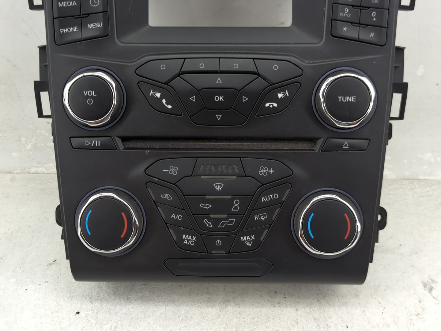 2014-2015 Ford Fusion Radio Control Panel Black - Oemusedautoparts1.com