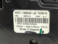 2014-2015 Ford Fusion Radio Control Panel Black - Oemusedautoparts1.com