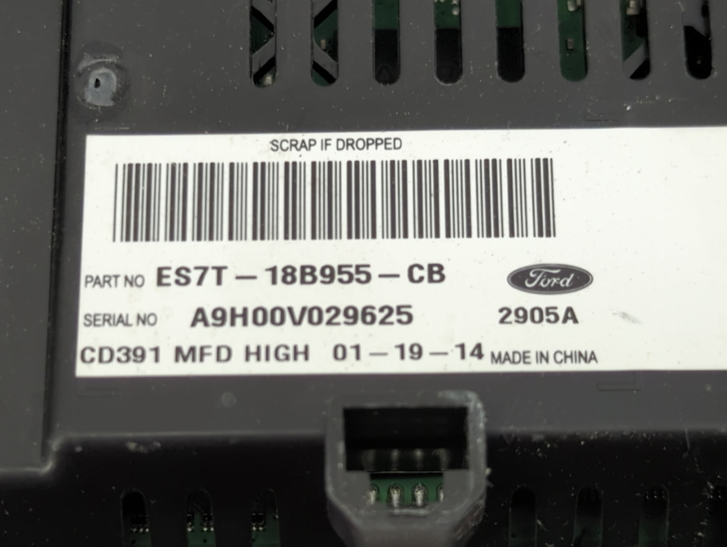2014-2016 Ford Fusion Information Display Screen - Oemusedautoparts1.com