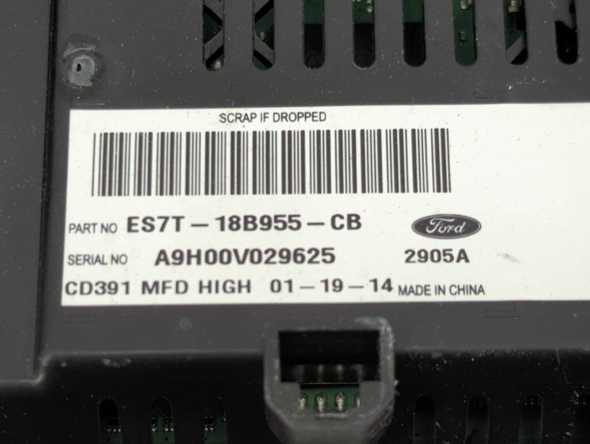 2014-2016 Ford Fusion Information Radio Display Screen 1449878 - Oemusedautoparts1.com