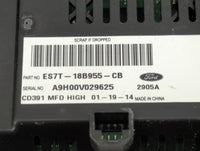 2014-2016 Ford Fusion Information Radio Display Screen 1449878 - Oemusedautoparts1.com