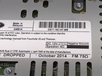2013-2015 Ford Fusion Radio AM FM Cd Player Receiver Replacement P/N:DS7T-19C107-BM Fits Fits 2013 2014 2015 OEM Used Auto P