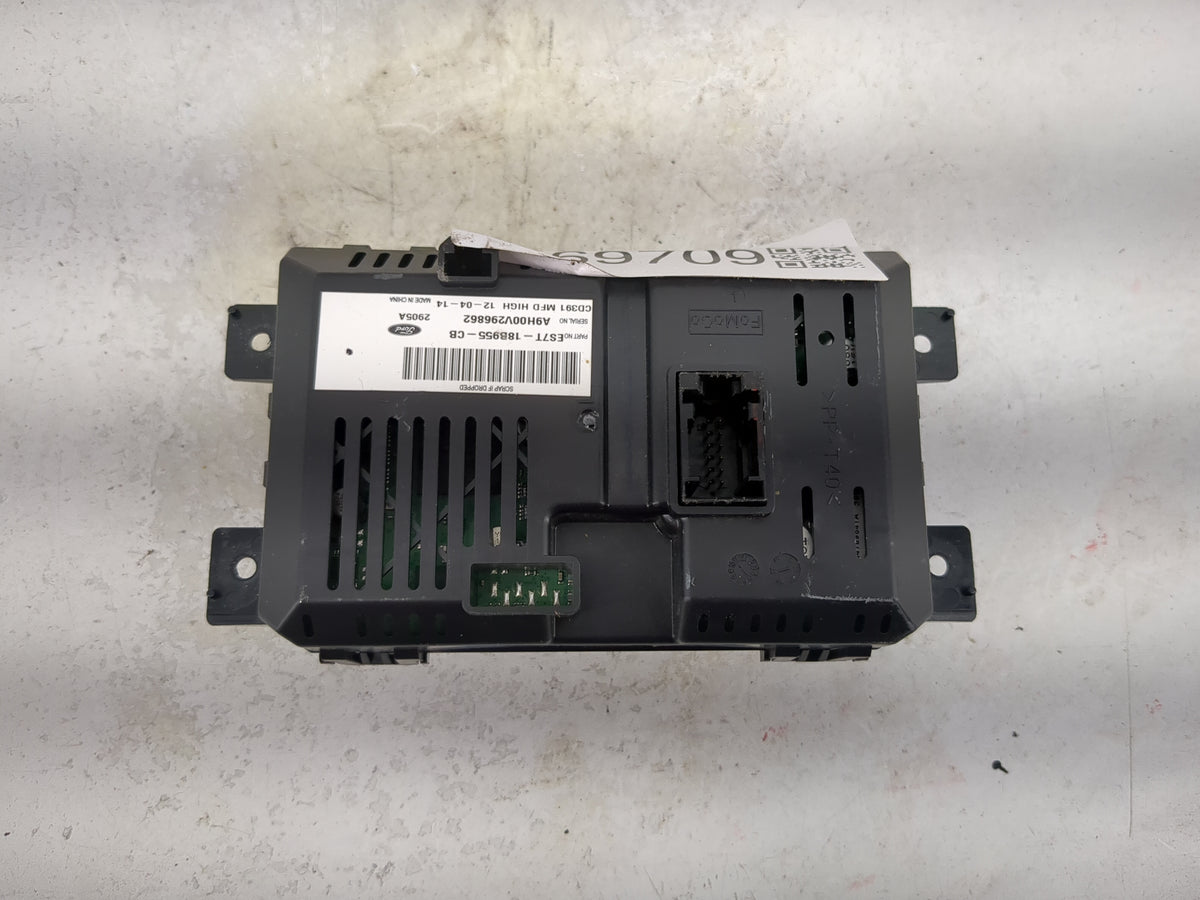 2014-2016 Ford Fusion Information Radio Display Screen 1469709 - Oemusedautoparts1.com