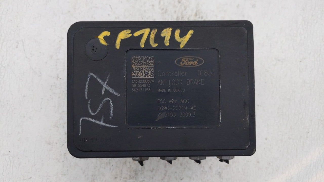 2014-2016 Ford Fusion ABS Pump Control Module Replacement P/N:EG9C-2C405-AF EG9C-2C405-AE Fits Fits 2014 2015 2016 OEM Used 
