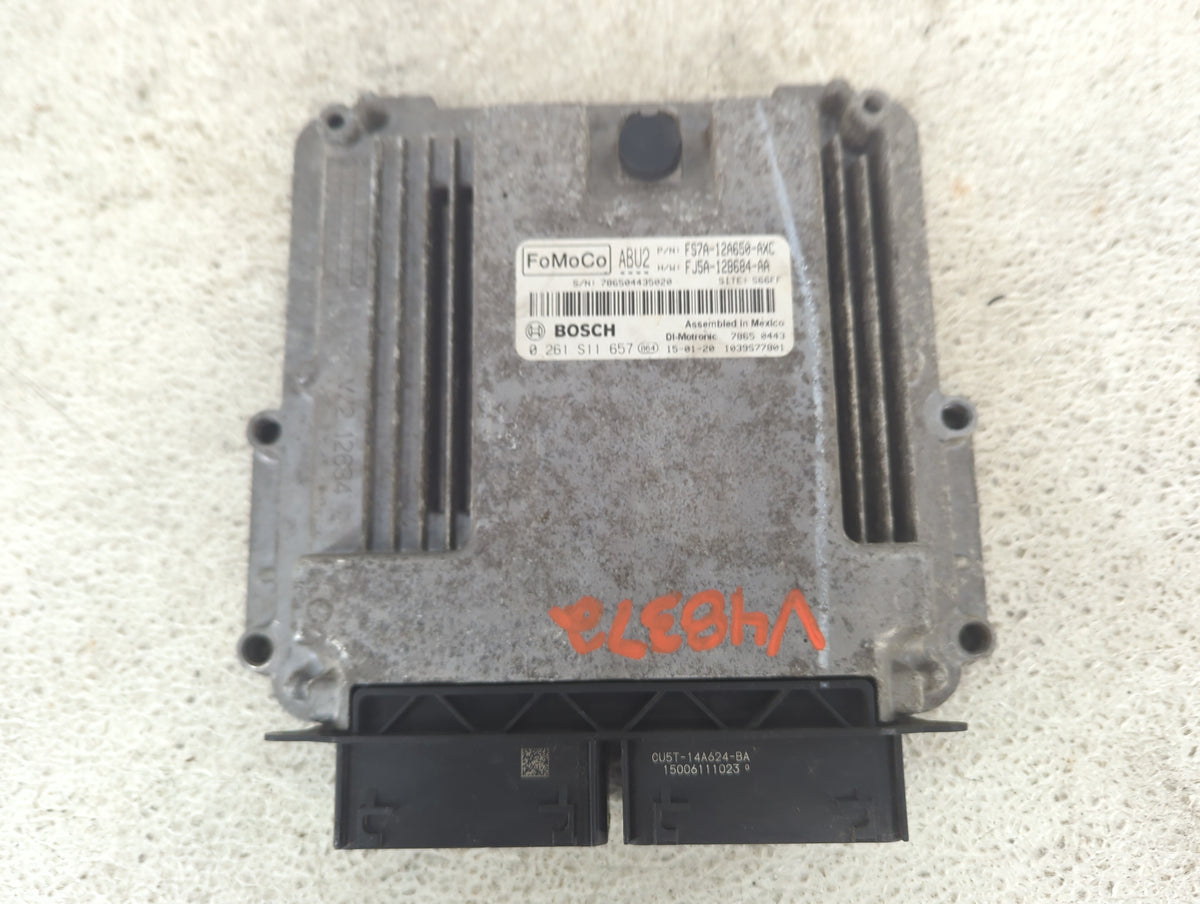 2015 Ford Fusion PCM Engine Control Computer ECU ECM PCU OEM P/N:FS7A-12A650-AXC FJ5A-12B684-AA, 0261S11657, CU5T-14A624-BA 