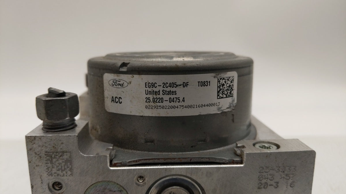 2014-2016 Ford Fusion Anti-Lock Brake ABS Pump Module Actuator OEM P/N:EG9C-2C405-AF EG9C-2C405-AE Fits Fits 2014 2015 2016 