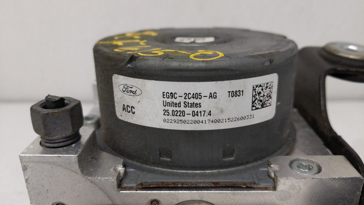 2014-2016 Ford Fusion Anti-Lock Brake ABS Pump Module Actuator OEM P/N:EG9C-2C405-AF EG9C-2C405-AE Fits Fits 2014 2015 2016 