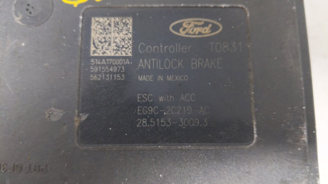 2014-2016 Ford Fusion ABS Pump Control Module Replacement P/N:EG9C-2C405-AF EG9C-2C405-AE, EG9C-2C405-DF Fits Fits 2014 2015