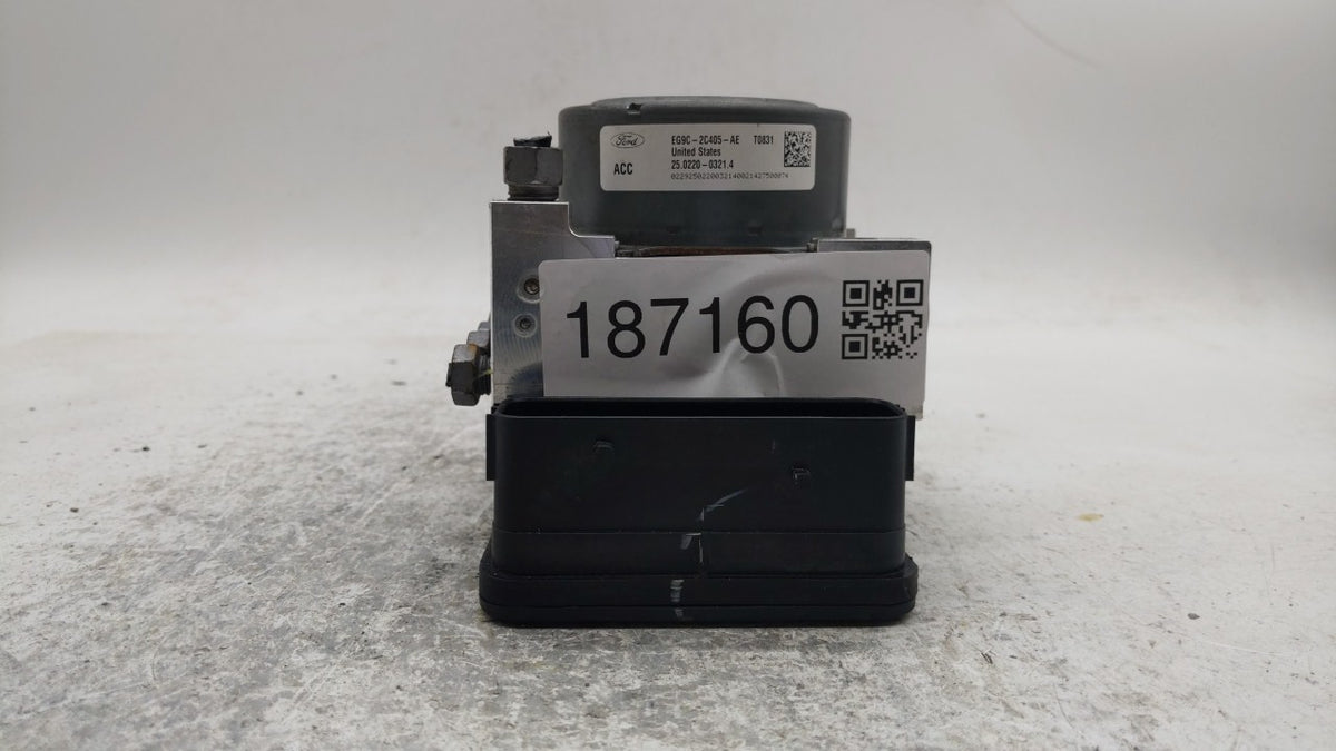 2014-2016 Ford Fusion Anti-Lock Brake ABS Pump Module Actuator OEM P/N:EG9C-2C405-AF EG9C-2C405-AE Fits Fits 2014 2015 2016 