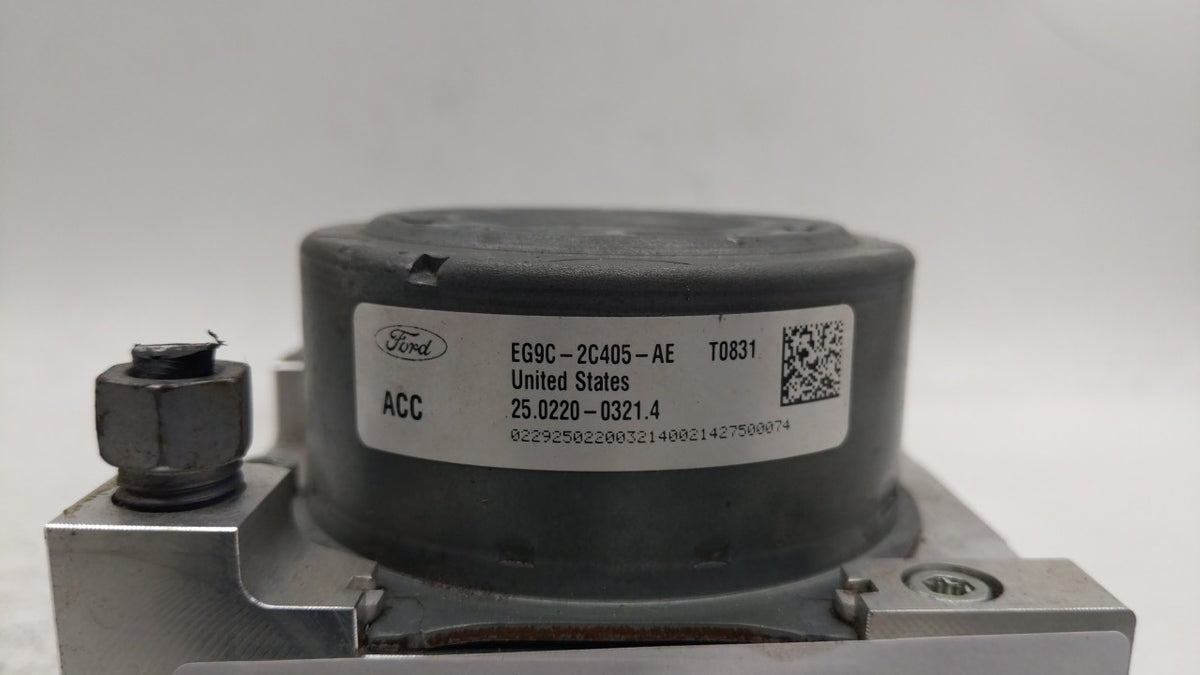 2014-2016 Ford Fusion Anti-Lock Brake ABS Pump Module Actuator OEM P/N:EG9C-2C405-AF EG9C-2C405-AE Fits Fits 2014 2015 2016 
